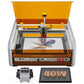 L8 Laser Engraver Machine, 20W/40W Power, 40000mm/min High Speed All-in-one, Air Assist, Lightburn Camera