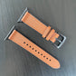 Leather + Silicone Apple Watch Band – Series 2-8 • 38-45 mm – Hybrid Comfort
