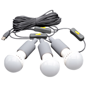 3 LED Light Bulb String