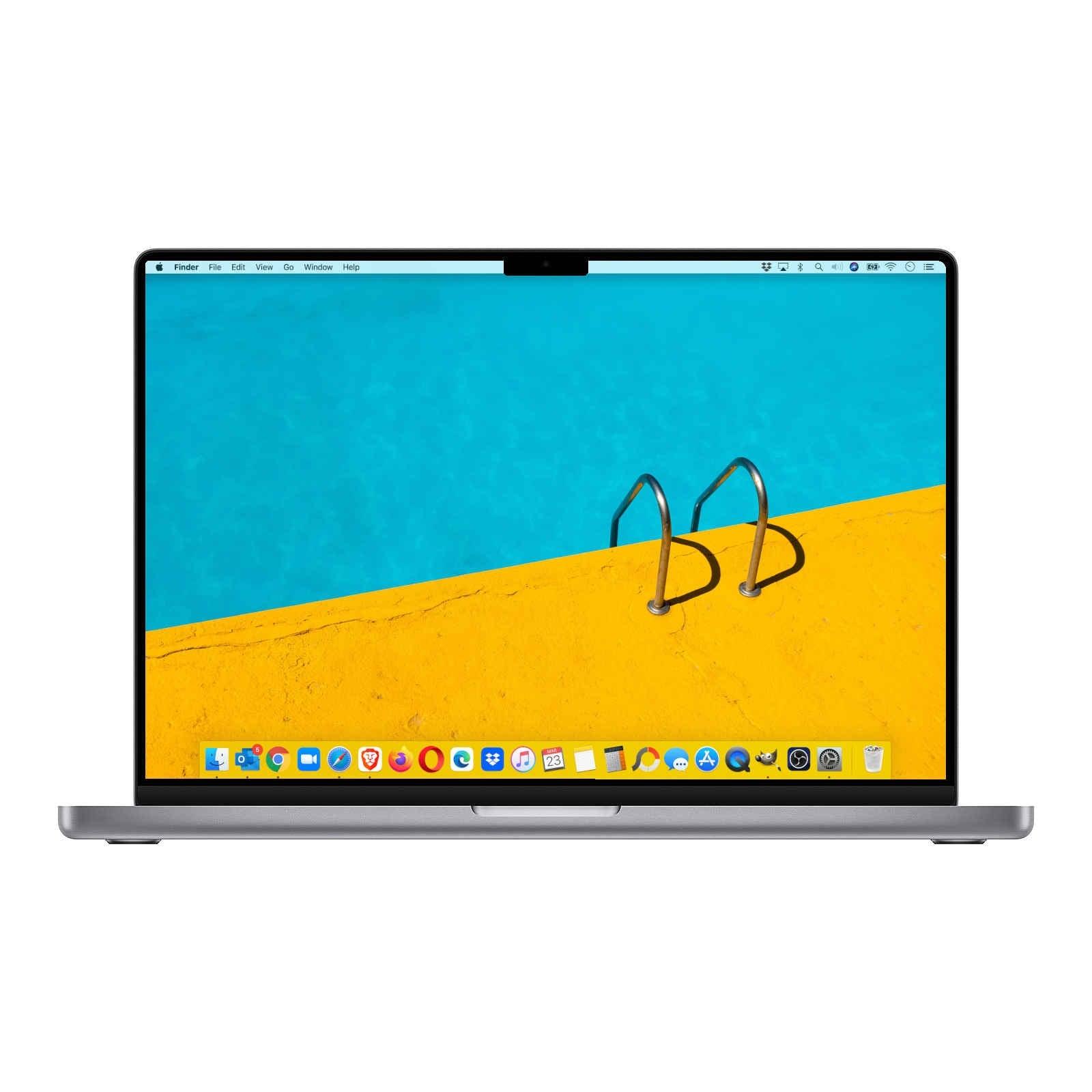 thumbnail image 2 of Apple MacBook Pro 16-inch (2021) – M1 Pro 10-Core CPU / 16-Core GPU, 32GB RAM, 1TB SSD – Space Gray (Refurbished, Excellent) 2 of 2