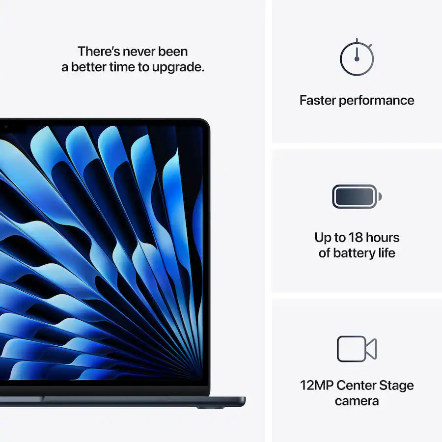 MacBook Air 2025 15 inch M4 Midnight | Techable