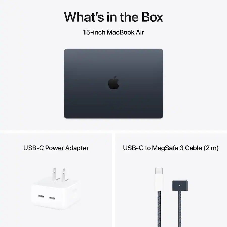 MacBook Air 2025 15 inch M4 Midnight | Techable