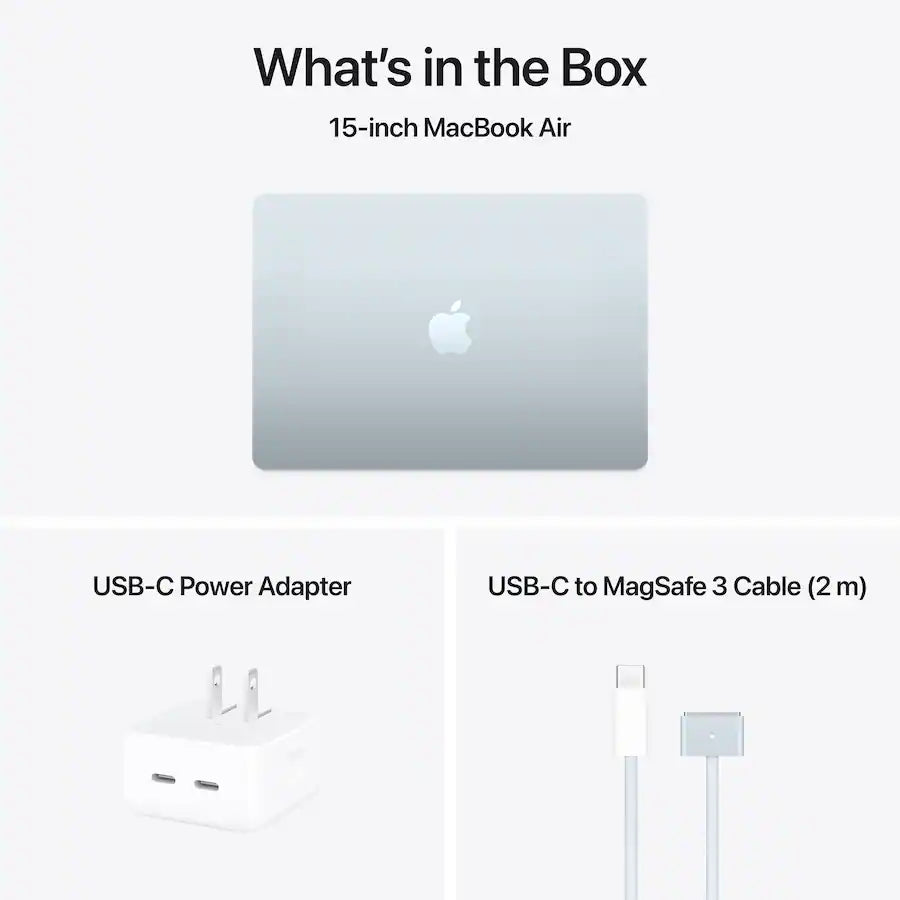 MacBook Air 2025 15 inch M4 Sky Blue | Techable