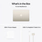 MacBook Air (2025) 13-inch – Apple M4 10-Core CPU • 8-Core GPU – 16GB RAM 256GB SSD – 5 Cycles • Warranty 07/27