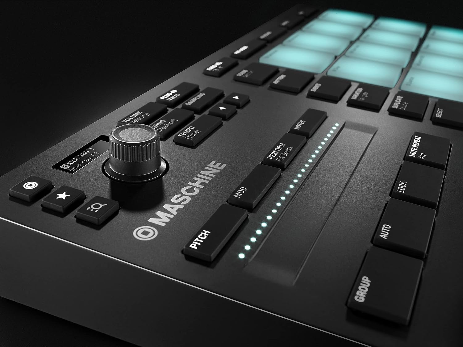OPEN BOX Native Instruments MASCHINE MIKRO MK3 Drum Controller - Compact Beat-Making Tool, Integrated Software, Touch-Sensitive Pads - Techable