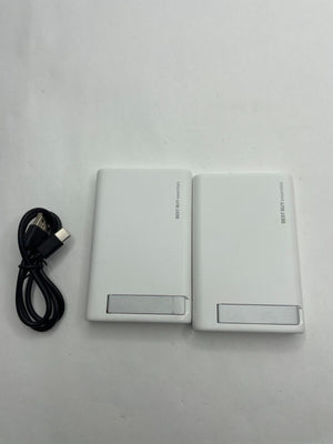 Best Buy BE-MQ25KW23 Essentials 5,000mAh Magnetic Wireless Portable Charger | 7.5W Output | White