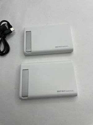 Best Buy BE-MQ25KW23 Essentials 5,000mAh Magnetic Wireless Portable Charger | 7.5W Output | White