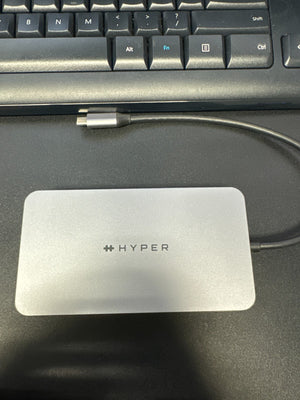 HyperDrive Dual 4K HDMI 10-in-1 USB-C Hub | Dual 4K Display Support | Gray
