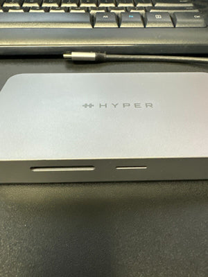 HyperDrive Dual 4K HDMI 10-in-1 USB-C Hub | Dual 4K Display Support | Gray