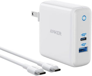 Anker PowerPort Atom III 60W | GaN Fast Charger | USB-C Adapter | White