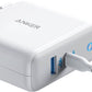 Anker PowerPort Atom III 60W | GaN Fast Charger | USB-C Adapter | White