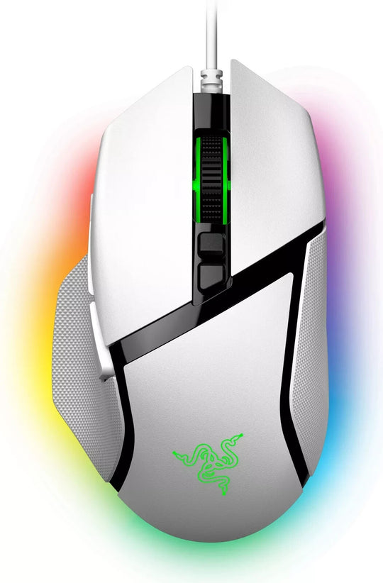 Razer Basilisk V3 Wired Optical Gaming Mouse – White (Refurbished)