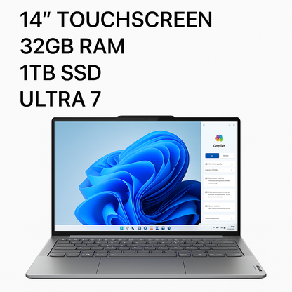 Lenovo IdeaPad Slim 7i 14" Touchscreen FHD+ | Intel Core Ultra 7 | 32GB RAM | 1TB SSD | Windows 11 – Gray