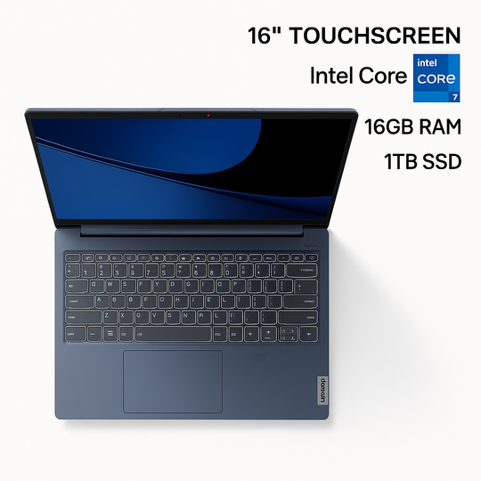 Lenovo IdeaPad Slim 5i 16-inch Touchscreen FHD+ | Intel Core 7  | 16GB RAM | 1TB SSD | Windows 11 Certified - Refurbished