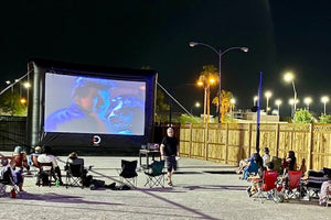 Elite Outdoor Movies 20' Professional Outdoor Cinema System