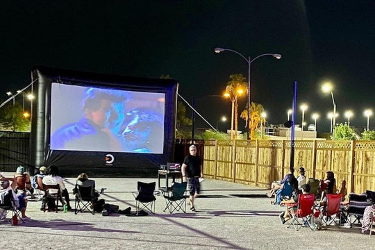 Elite Outdoor Movies Professional 20' Inflatable Screen - Techable