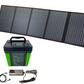 EXP240PRO 786 Wh CPAP Battery + 100 Watt Solar Panel Bundle