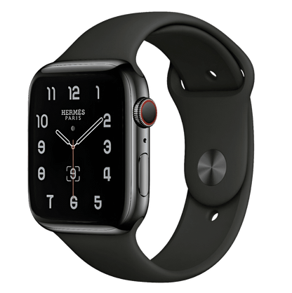 Hermes Apple Watch Series 7 GPS Cellular 41 mm Space Black Stainles