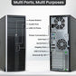 HP Tower Desktop Business PC Intel 3.10GHz 500GB HDD with 19" LED Wifi Speakers Windows 11