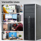 HP Tower Desktop Business PC Intel 3.10GHz 500GB HDD with 19" LED Wifi Speakers Windows 11