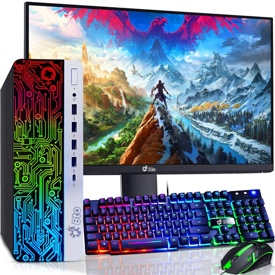 HP ProDesk 600 G3 Business Desktop Intel 3.60GHz with 19 Inch RGB LED and Mouse Keyboard