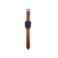 Hermes Apple Watch Series 7 GPS/ Cellular 45 mm - Stainless Steel - Brown Faux Leather Watch Band