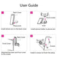 UStand - Sticker Free LapDock Side Mount Phone Holder