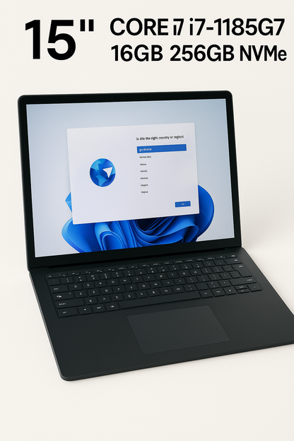 Microsoft Surface Laptop 4 15" | Intel Core i7 | 16GB RAM | 256GB NVMe SSD – Used