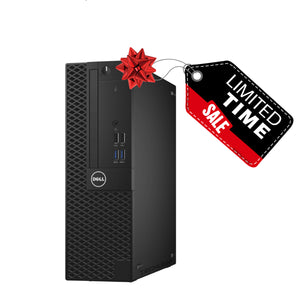 Dell OptiPlex 3050 Desktop – 1 TB Storage – 32 GB Max RAM - Very Good Refurbished