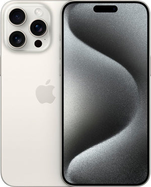 Apple iPhone 15 Pro Max – 1TB – White Titanium (Unlocked) – Very Good - Refurbished