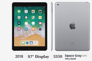 Apple iPad 6 (2018) – 9.7" Display – 32GB – Space Gray (WiFi) – Very Good