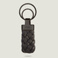 Trenzao leather key ring