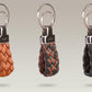 Trenzao leather key ring