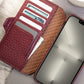 Wallet iPhone 13 Pro Max leather case with MagSafe