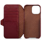 Wallet iPhone 13 Pro Max leather case with MagSafe