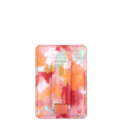 Water Color Waves Magnetic Wallet