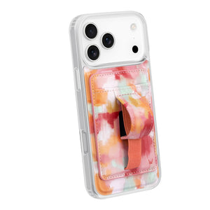 Water Color Waves Magnetic Wallet