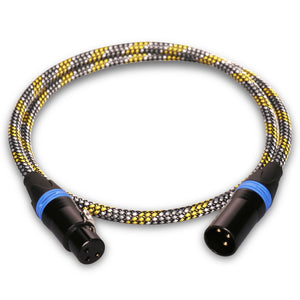 Premium Balanced XLR Cables - XLR Male To XLR Female (Single)