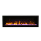 Amantii SYMMETRY Built-in Electric Fireplace with Two Flame Styles and Touchpad