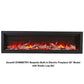 Amantii SYMMETRY Bespoke Built-In/Wall Mounted Smart Electric Fireplace with Sound