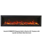 Amantii SYMMETRY Bespoke Built-In/Wall Mounted Smart Electric Fireplace with Sound
