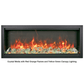 Amantii SYMMETRY Bespoke Extra Tall Built-In Smart Electric Fireplace with Sound