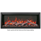 Amantii SYMMETRY Bespoke Extra Tall Built-In Smart Electric Fireplace with Sound