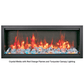 Amantii SYMMETRY Bespoke Extra Tall Built-In Smart Electric Fireplace with Sound