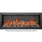 Amantii SYMMETRY Bespoke Extra Tall Built-In Smart Electric Fireplace with Sound