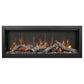 Amantii SYMMETRY Bespoke Extra Tall Built-In Smart Electric Fireplace with Sound