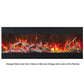 Amantii TRU-VIEW 40-Inch Indoor /Outdoor 3-Sided Smart Electric Fireplace (40-TRU-VIEW-XL)