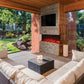 Amantii TRU-VIEW 50-Inch Indoor /Outdoor 3-Sided Smart Electric Fireplace (50-TRU-VIEW-XL)
