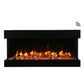 Amantii TRU-VIEW Slim Indoor/Outdoor 3-Sided Smart Electric Fireplace