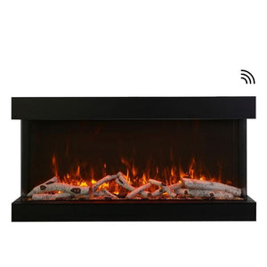 Amantii TRU-VIEW XT Indoor/Outdoor 3-Sided Smart Electric Fireplace